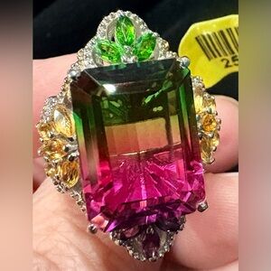 Vintage .925 Quartz Ring